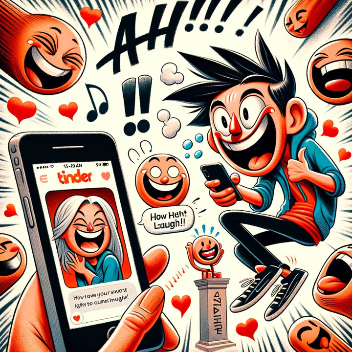 Mästare på humor i Tinder-konversationer